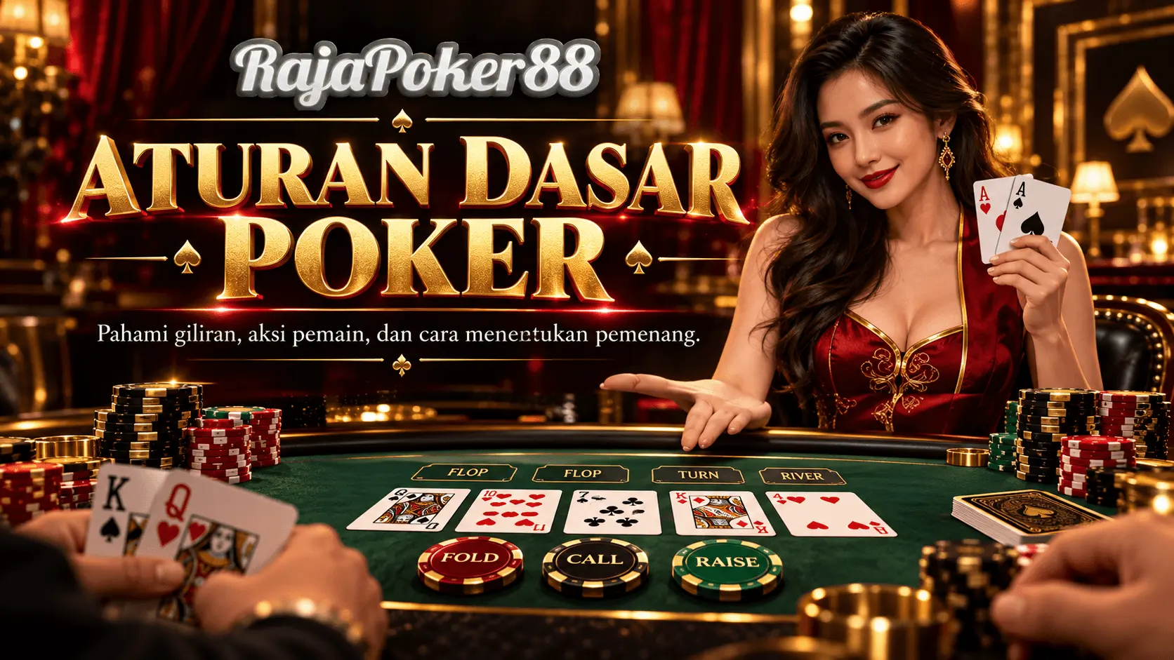 Aturan dasar poker untuk pemula