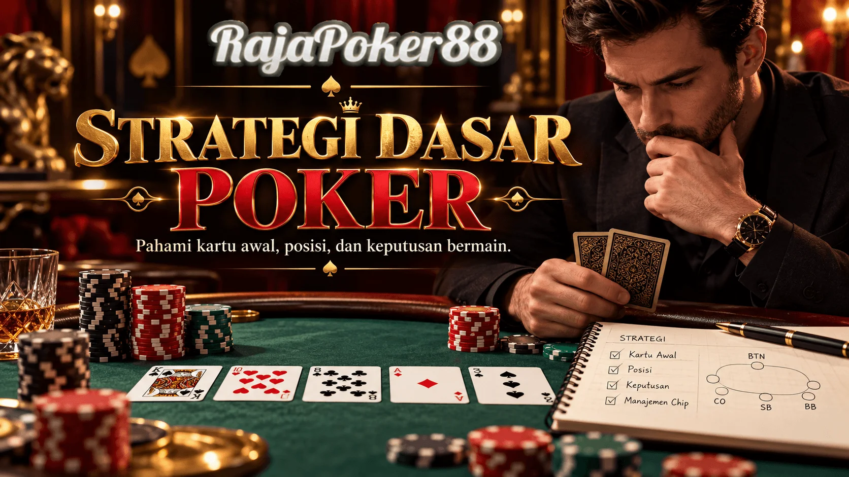 Strategi poker dasar untuk pemula